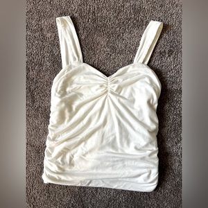 Maeve White rouched tank/cami